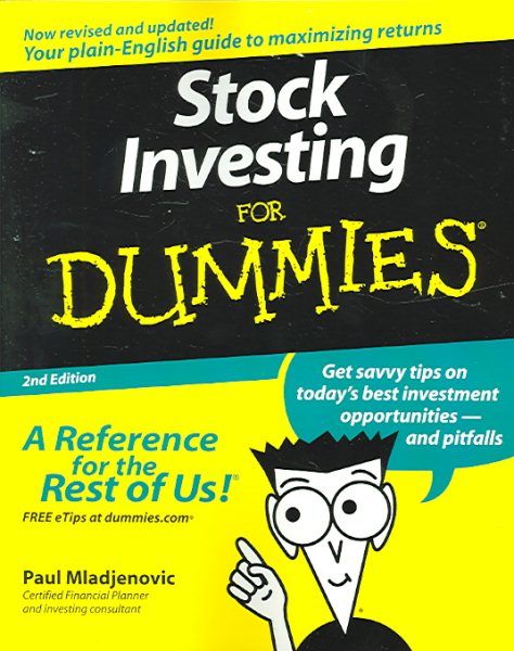 Stock Investing For Dummies cover
