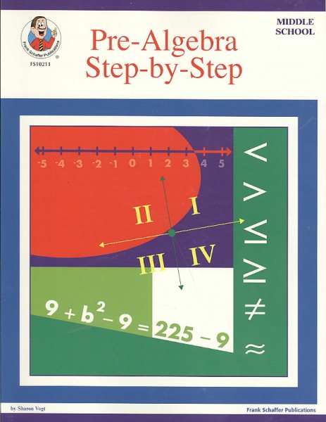Pre-Algebra Step-by-Step, Middle School