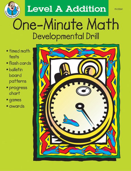 One-Minute Math Developmental Drill, Grades 1-2, Level A Addition