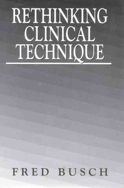 Rethinking Clinical Technique cover