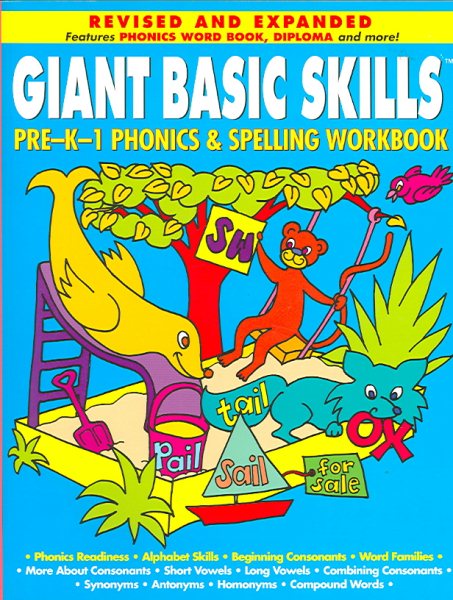 Giant Basic Skills: Pre-K-1 Phonics & Spelling cover