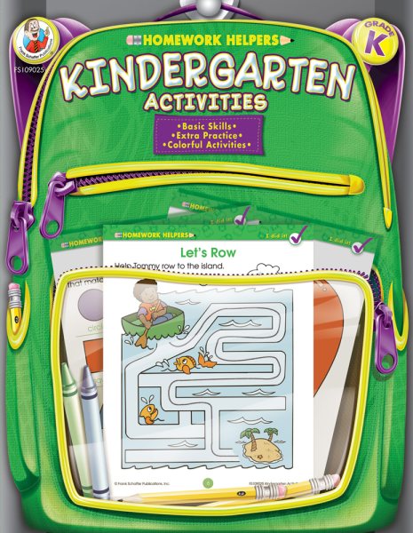 Kindergarten Activities Homework Helper cover