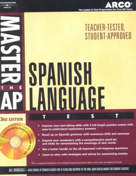 Master AP Spanish, w/ audio CDRom 3rd ed cover