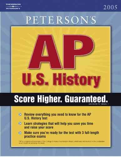 AP U.S. History (Peterson's Master the AP U.S. History) cover