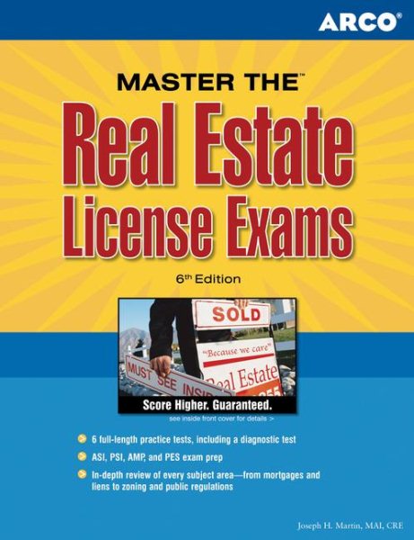 Master RealEstate License Examinations6E cover