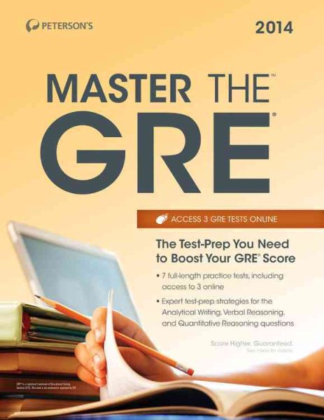 PETERSONS 2014 MASTER THE GRE