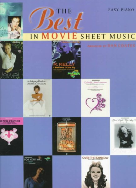 The Best in Movie Sheet Music cover