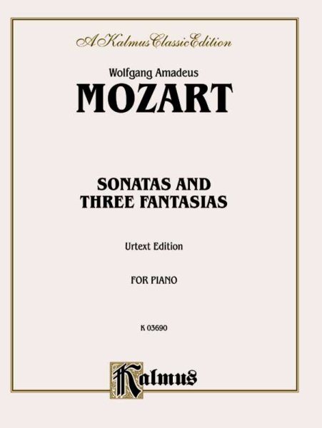 Sonatas and Three Fantasias (For Piano) (Urtext) cover