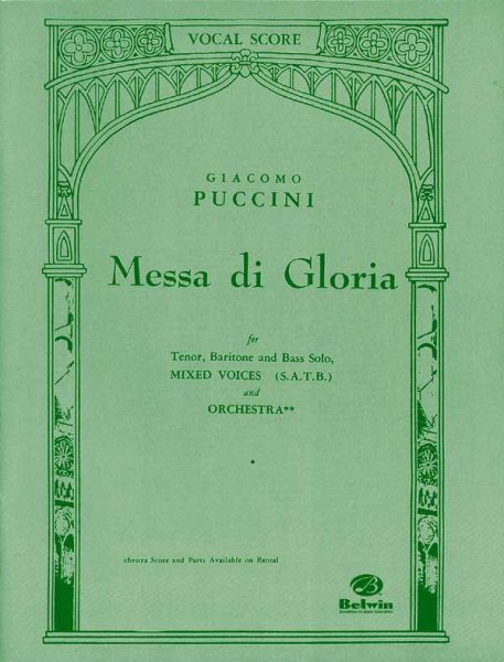Messa di Gloria: SATB (Orch. Acc.) (Belwin Edition) (Latin and English Edition)