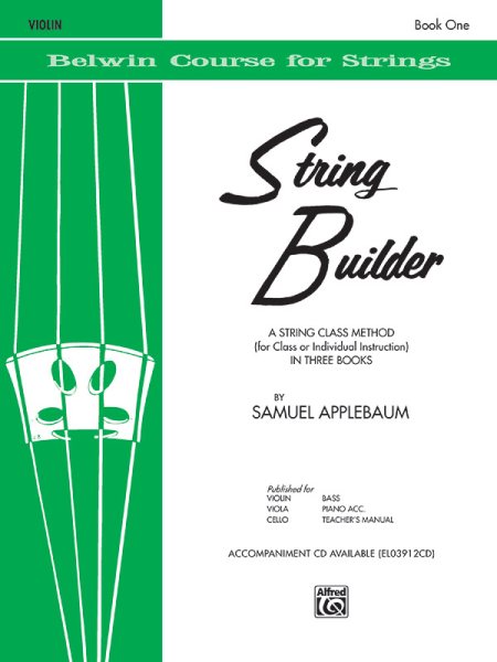 String Builder Violin Book One (Belwin Course for Strings) cover