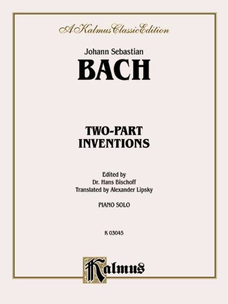 Two-Part Inventions (Kalmus Edition) cover