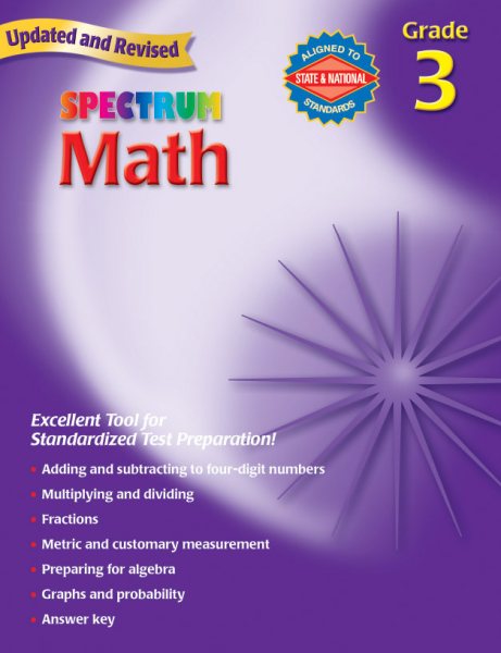 Spectrum Math, Grade 3 cover