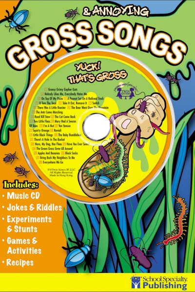Gross & Annoying Songs Sing Along Activity Book with CD: Yuck! That's Gross
