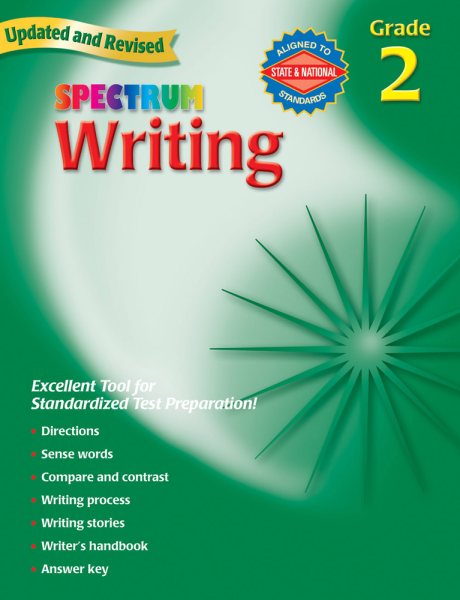 Spectrum Writing, Grade 2 cover