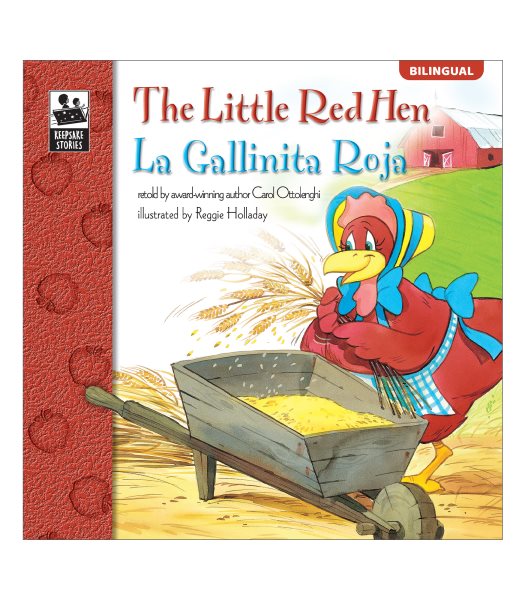 The Little Red Hen La Gallinita Roja Bilingual Storybook—Classic Children's Books With Illustrations for Young Readers, Keepsake Stories Collection (32 pgs) cover