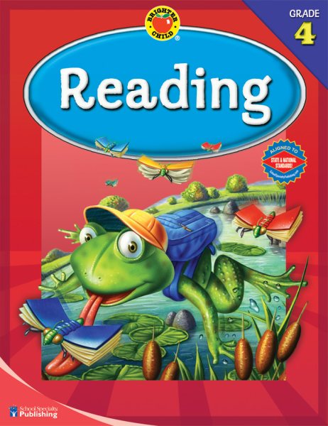 Reading, Grade 4 (Brighter Child Workbooks) cover