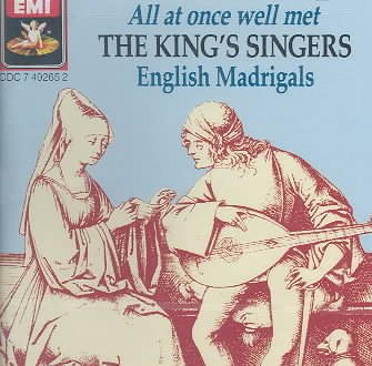 All At Once Well Met: English Madrigals; The King's Singers cover