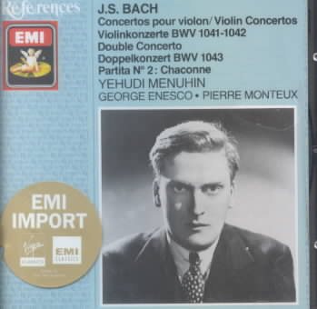Menuhin Plays Bach Concertos