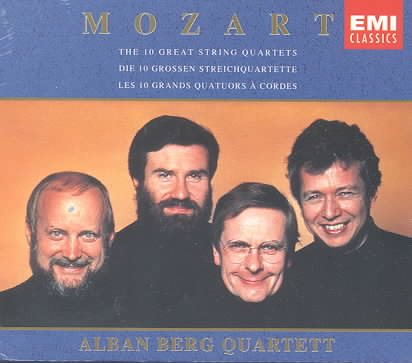 Mozart: The 10 Great String Quartets ~ Alban Berg Quartett cover