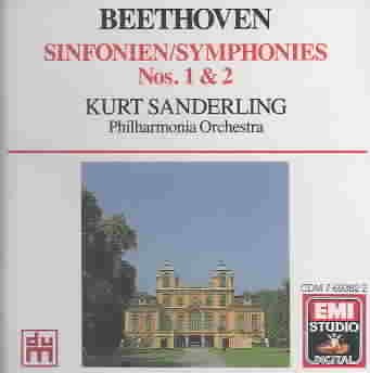 Beethoven:Syms. 1 & 2 cover