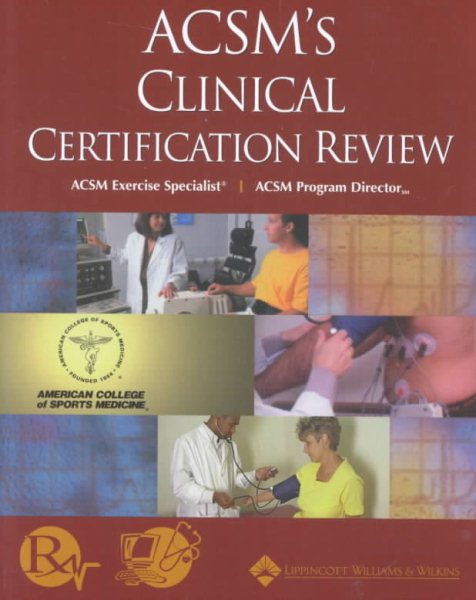 ACSM's Clinical Certification Review cover