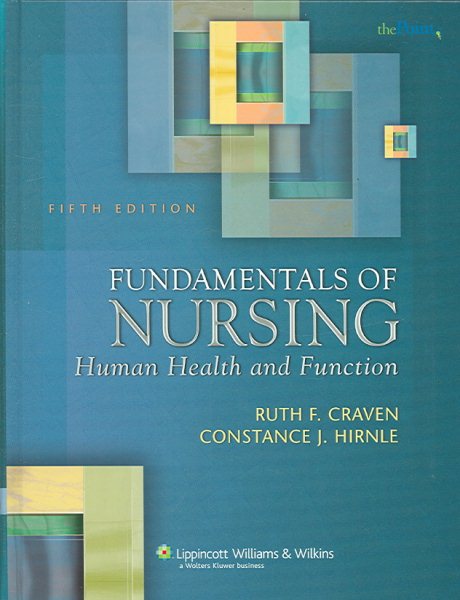 Fundamentals of Nursing: Human Health And Function (Craven, Fundamentals of Nursing: Human Health and Functionraven, Fundamentals of Nurs) cover