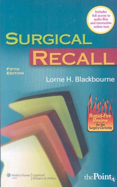 Surgical Recall, Fifth  North American Edition (Recall Series) cover