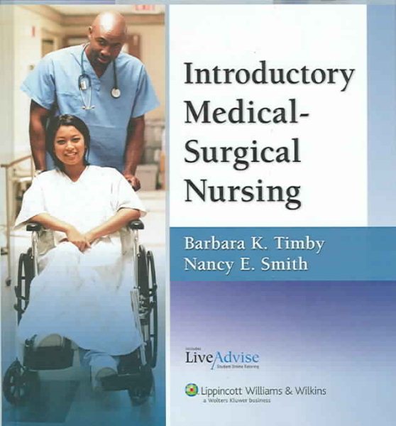 Introductory Medical-Surgical Nursing Plus LiveAdvise Online Student Tutoring Service (Point (Lippincott Williams & Wilkins)) cover