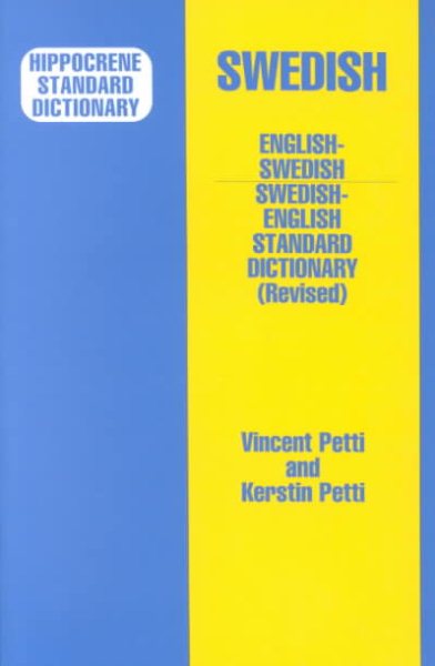 Hippocrene Standard Dictionary Swedish English: English Swedish (English and Swedish Edition) cover