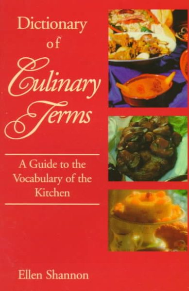 Dictionary of Culinary Terms cover