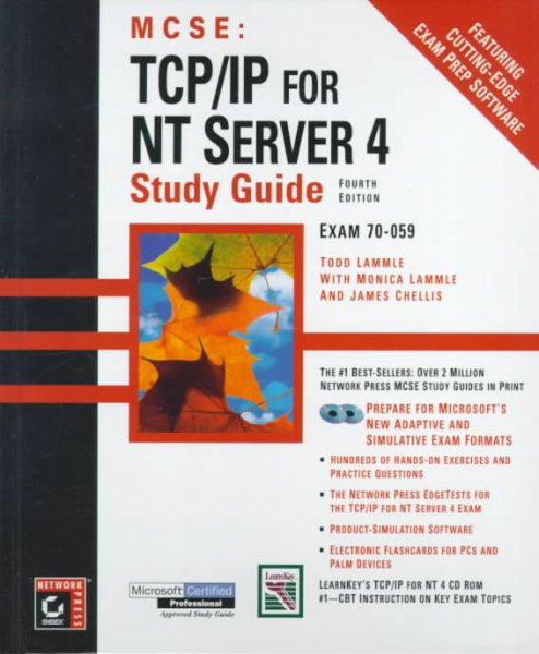 MCSE: TCP IP For NT Server 4 Study Guide Exam 70-059 (With CD-ROMs) cover