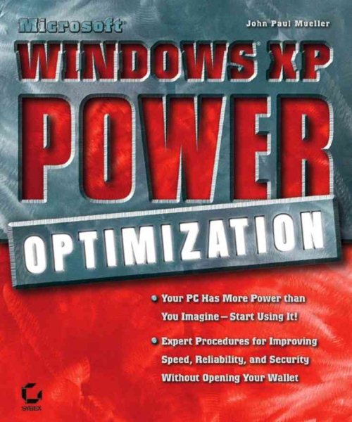 Microsoft?Windows?XP Power Optimization cover