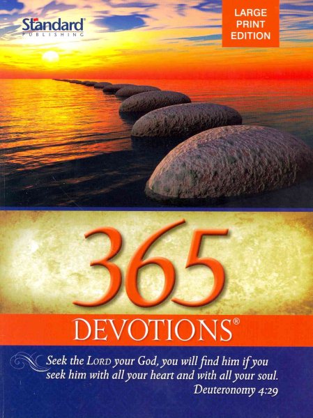 365 Devotions® Large Print Edition-2013 cover