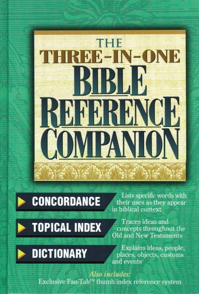 The Three-in-one Bible Reference Companion Super Value Edition cover