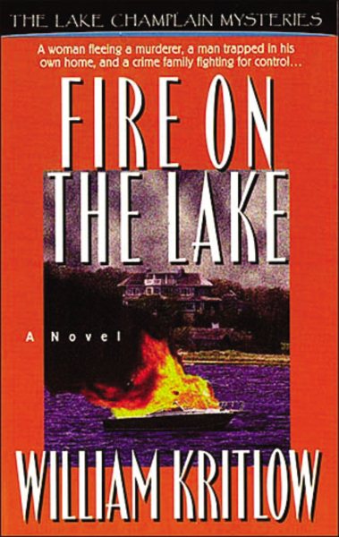 FIRE ON THE LAKE (Lake Champlain Mysteries) cover