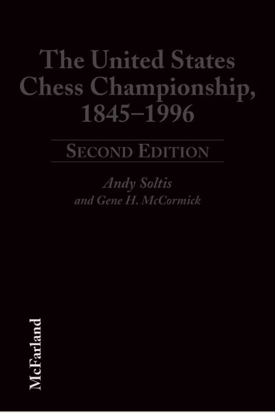 The United States Chess Championship, 1845-1996 cover