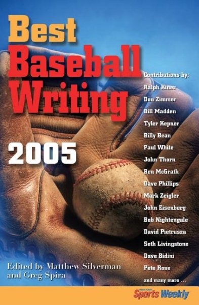 USA Today/Sports Weekly Best Baseball Writing 2005 cover