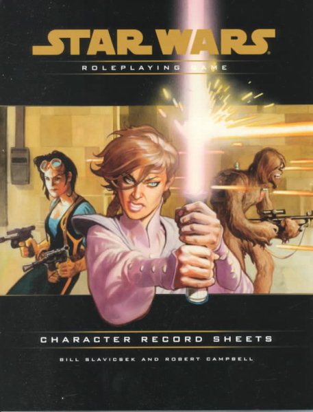 Character Record Sheets (Star Wars Roleplaying Game) cover