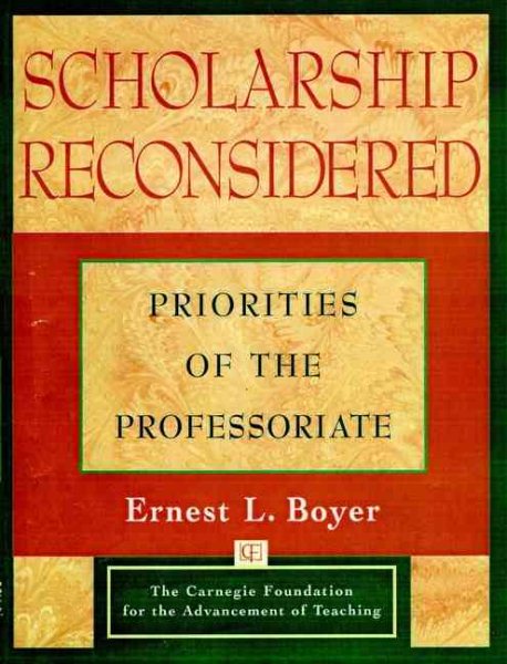 Scholarship Reconsidered: Priorities of the Professoriate cover