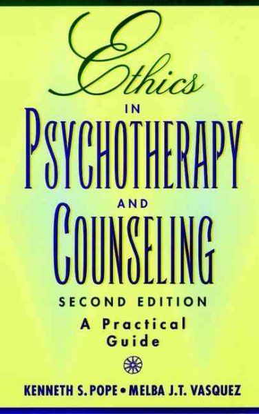 Ethics in Psychotherapy and Counseling: A Practical Guide cover