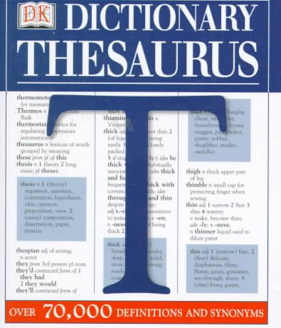 DK Dictionary/Thesaurus cover