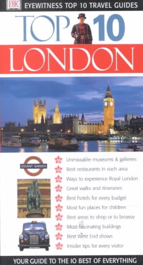 Eyewitness Top 10 Travel Guide to London cover