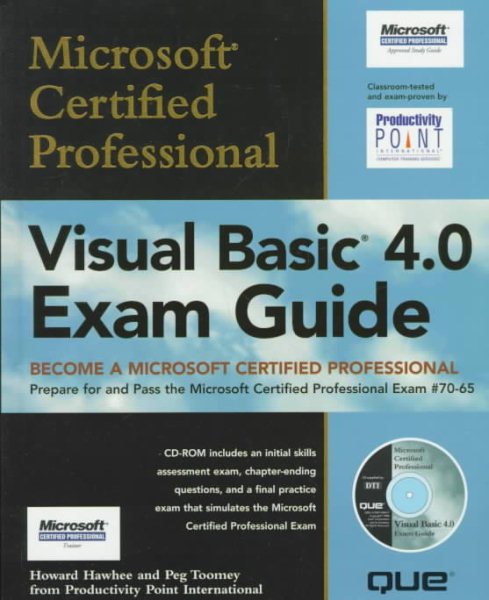 Microsoft Certified Professional Visual Basic 4.0 Exam Guide (Ms Certified Professional)