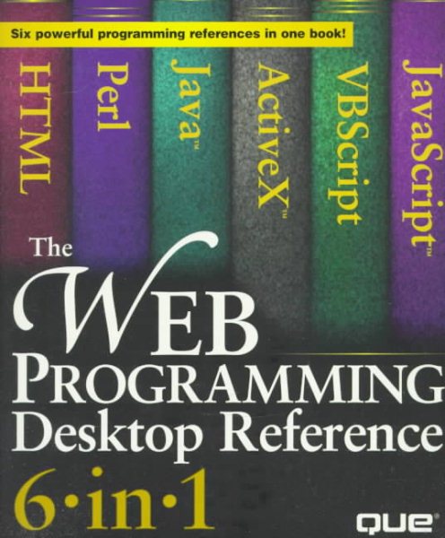 Web Programming Desktop Reference 6-In-1 cover