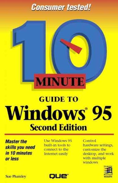 10 Minute Guide to Windows 95 (2nd Edition) cover