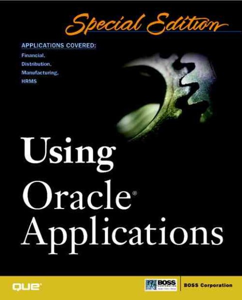 Special Edition Using Oracle Applications (Using (Special Edition)) cover