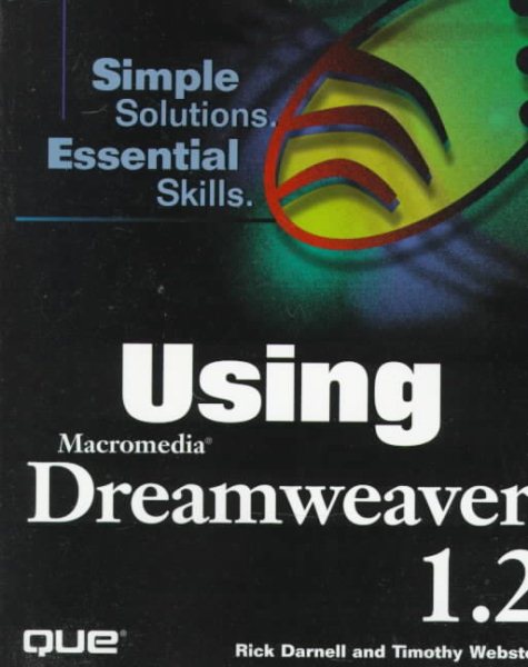 Using Macromedia Dreamweaver 1.2 cover