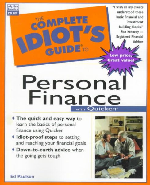 The Complete Idiot's Guide to Personal Finance with Quicken cover