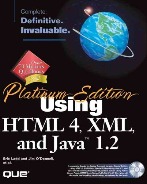Platinum Edition Using HTML 4, XML, and Java 1.2 cover