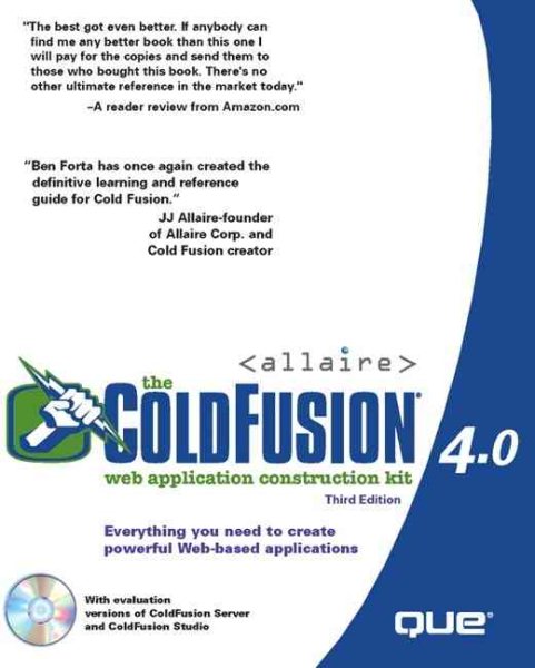 The Coldfusion 4.0 Web Application Construction Kit cover
